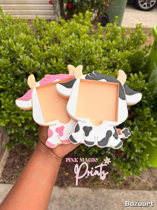 Cow Sticky Note Holder, Teacher Gift, 3d Printed